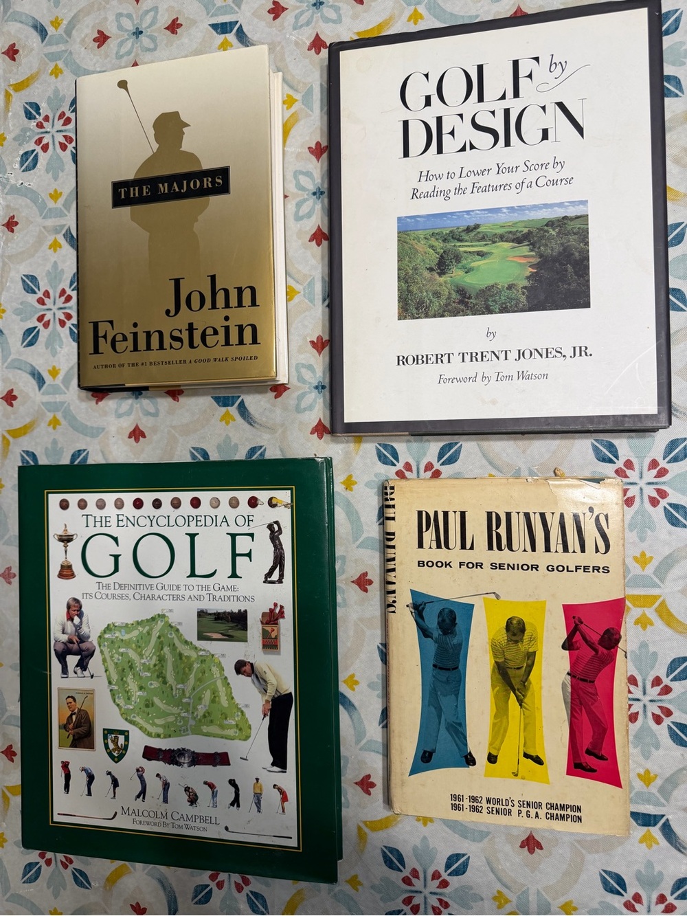 Lot Of 4 Vintage Golf Books